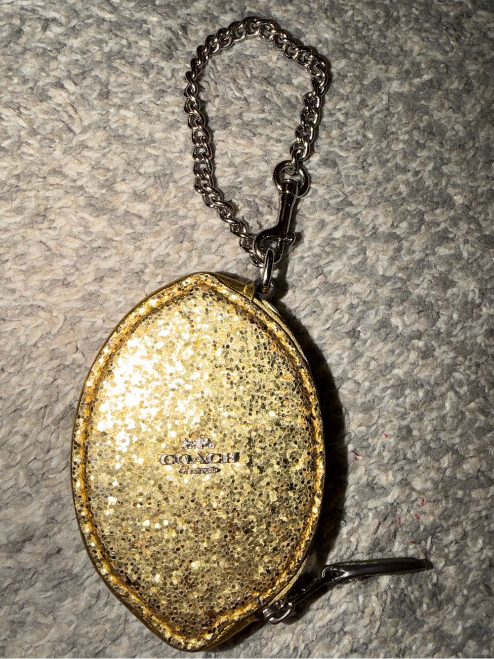 Coach Limited Edition Lemon Shaped Glitter Coin Purse - Picture 3 of 6